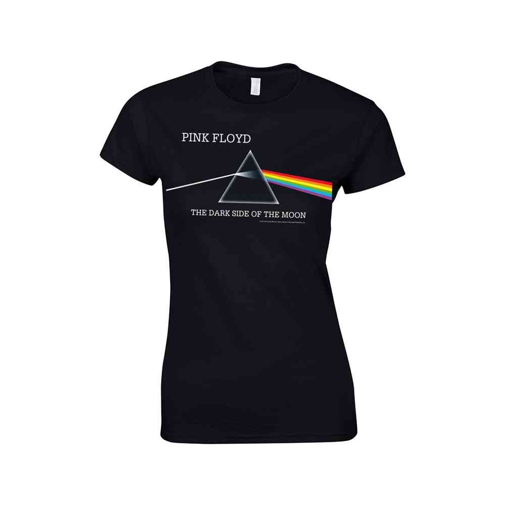 Pink Floyd - The Dark Side Of The Moon Ladies T-shirt - Black